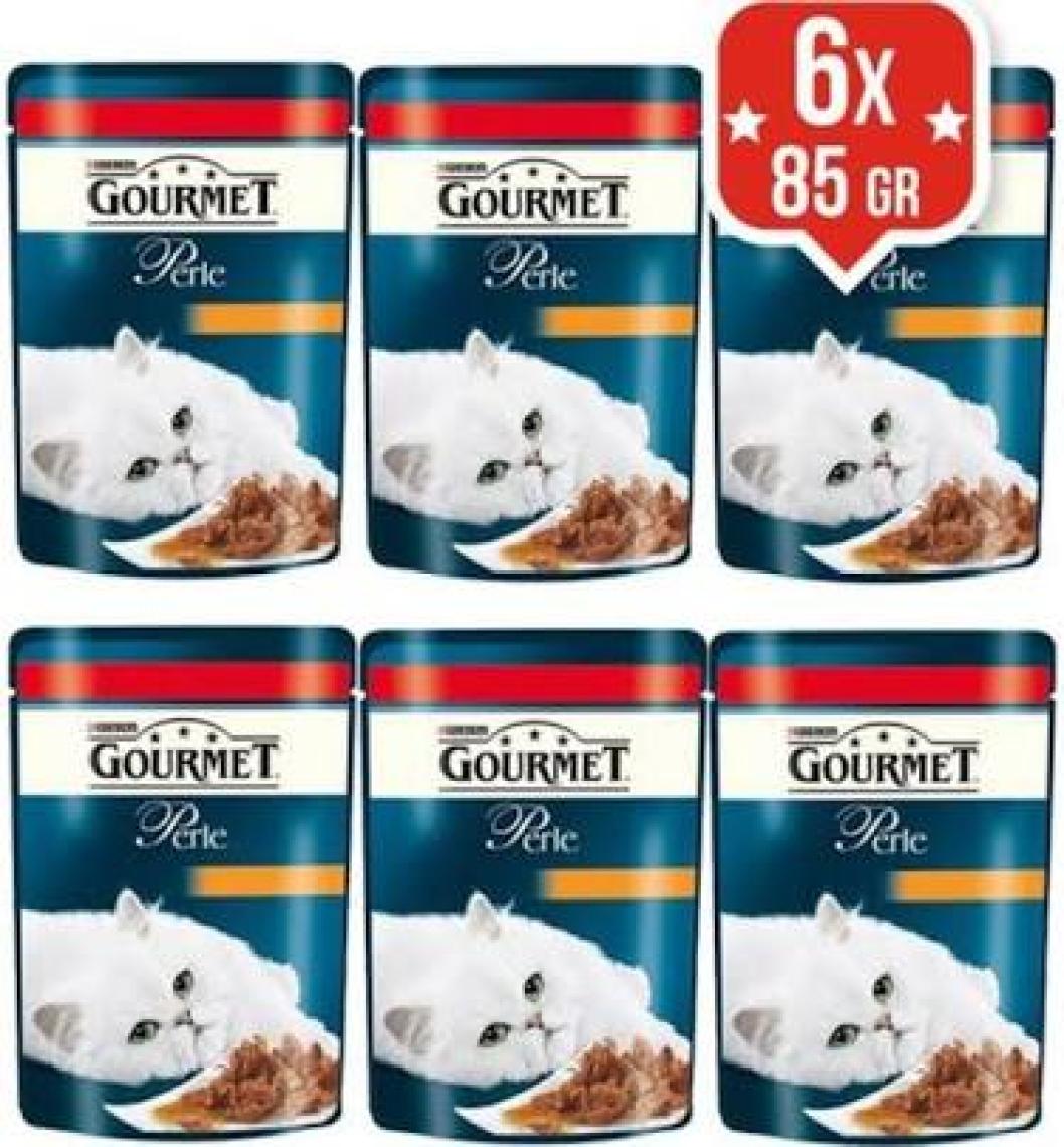 Purina Gourmet Perle Izgara Sığır Etli Kedi Yaş Maması 85 Gr X 6 Adet