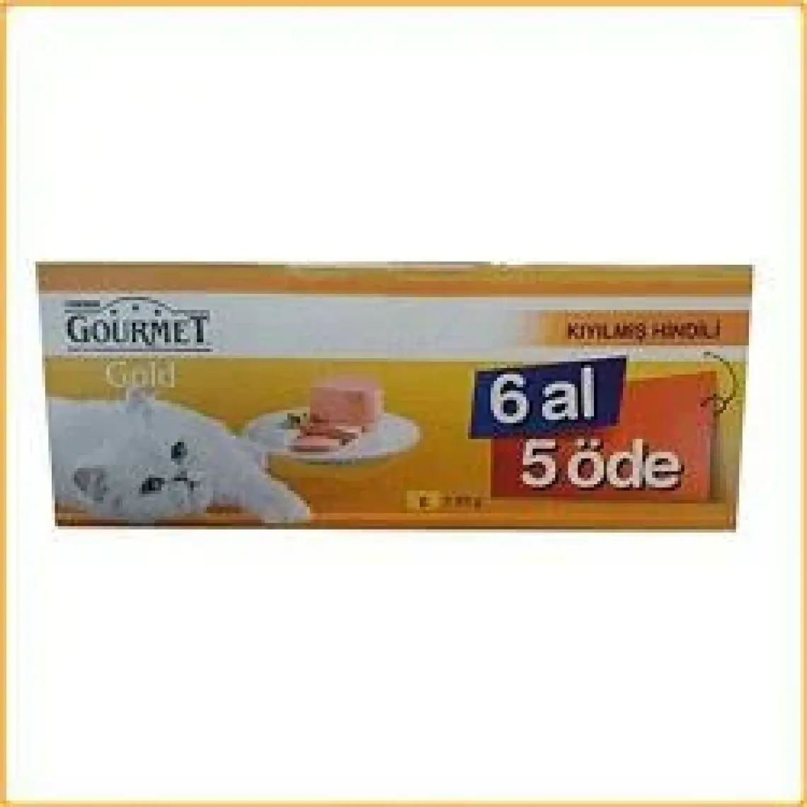 Gourmet Gold Kıyılmış Hindi Etli 85 gr 6 ' lı Avantaj Paketi
