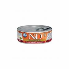 N&D Pumpkın Tahılsız Balkabaklı Tavuklu ve Narlı 80 gr Yetişkin Kedi Konservesi