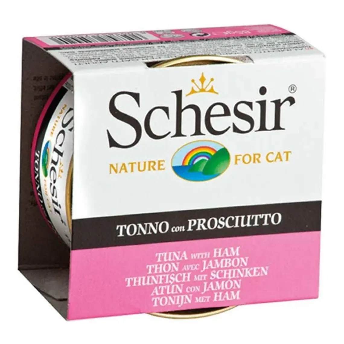 Schesir Ton Balıklı ve Jambonlu Jöleli Kedi Konservesi 85gr