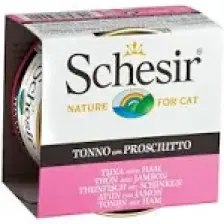 Schesir Ton Balıklı ve Jambonlu Jöleli Kedi Konservesi 85gr