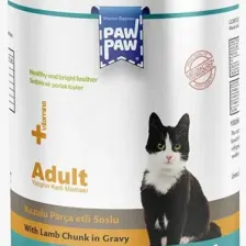 Pawpaw Kuzu Etli Soslu Yetişkin Kedi Konservesi 400 gr