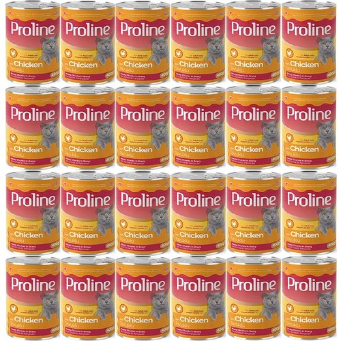 Pro Line Proline Tavuklu Yetişkin Kedi Konservesi 400 Gr*24 Adet