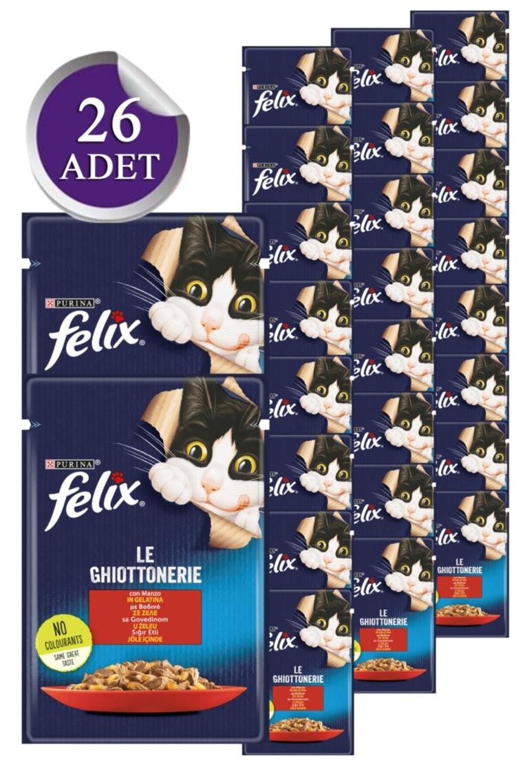 Felix 85 gr 20'li Yetişkin Kedi Yaş Maması