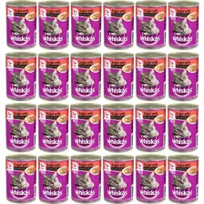 Whiskas Sığır Etli 400 gr 24'lü Yetişkin Kedi Konservesi