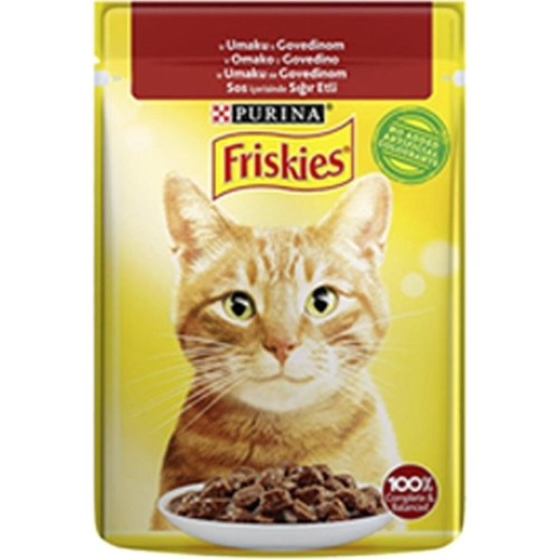 Friskies Sığır Etli Soslu Yaş Kedi Maması 85 gr x 26 Adet