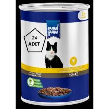 Pawpaw Joleli Tavuklu Yetişkin Kedi Konserve 400GR 24'lü
