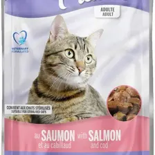 Plaisir Pouch Somonlu-Mezgitli Yaş Kedi Maması 100 Gr