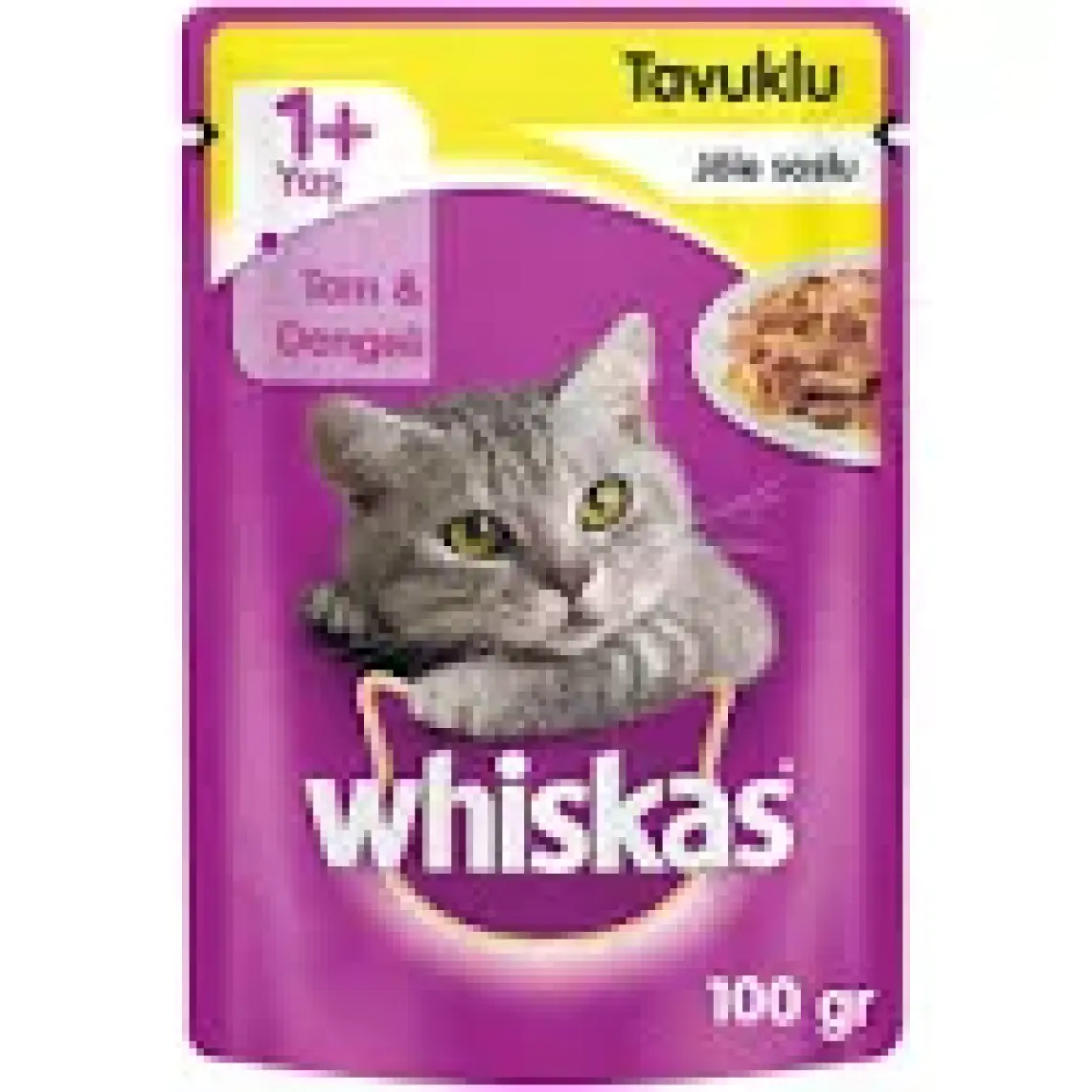 Whiskas Pouch Tavuklu Yaş Kedi Maması 85 Gr x 24 Adet