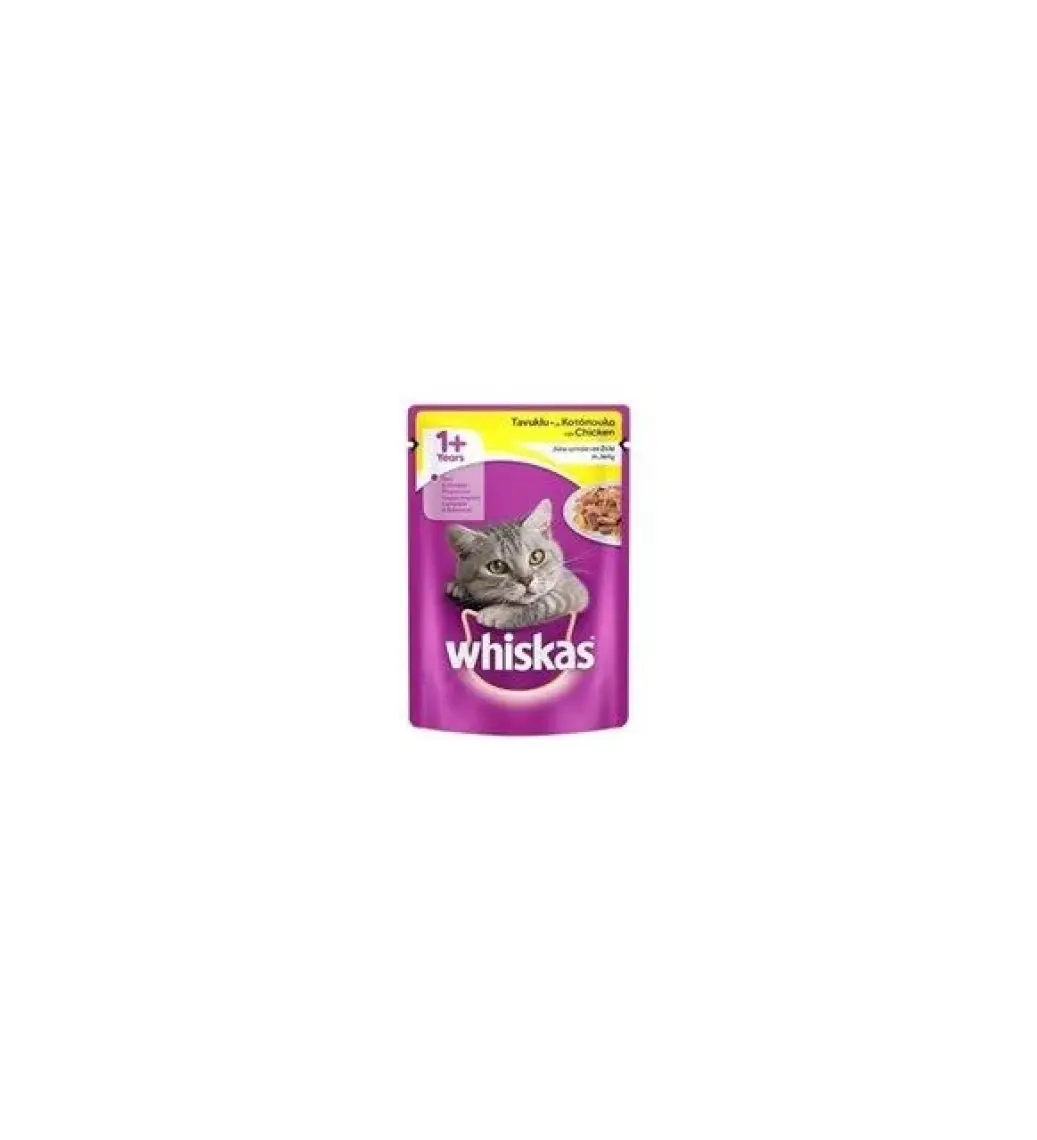 Whiskas Pouch Tavuklu Yaş Kedi Maması 85 Gr x 24 Adet