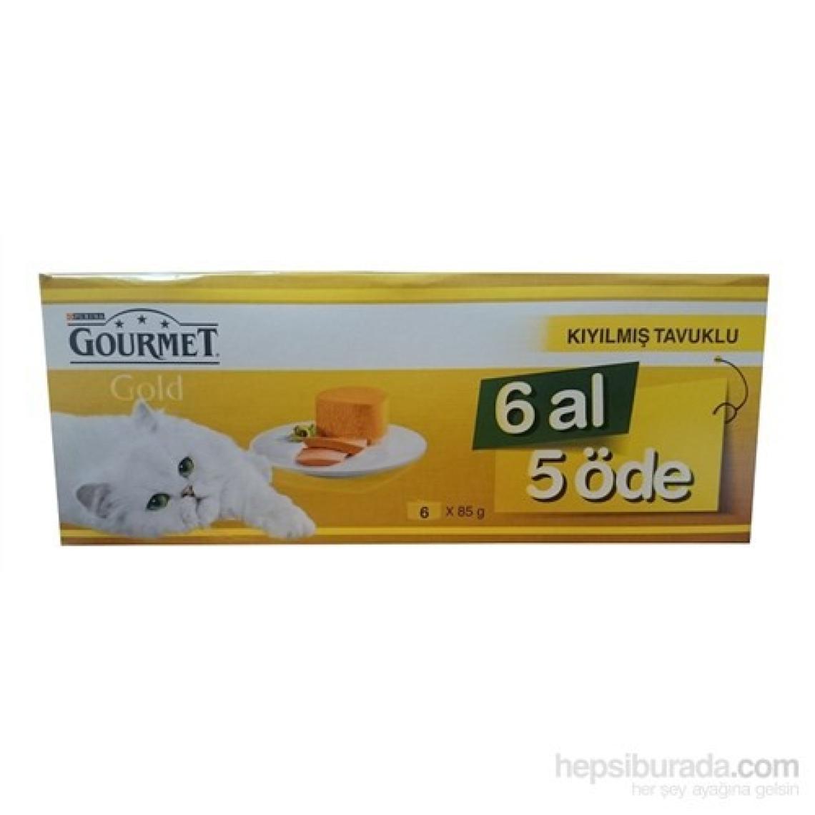 Purina Gourmet Gold Kıyılmış Tavuklu 85 Gr 6 Al 5 Öde! Konserve