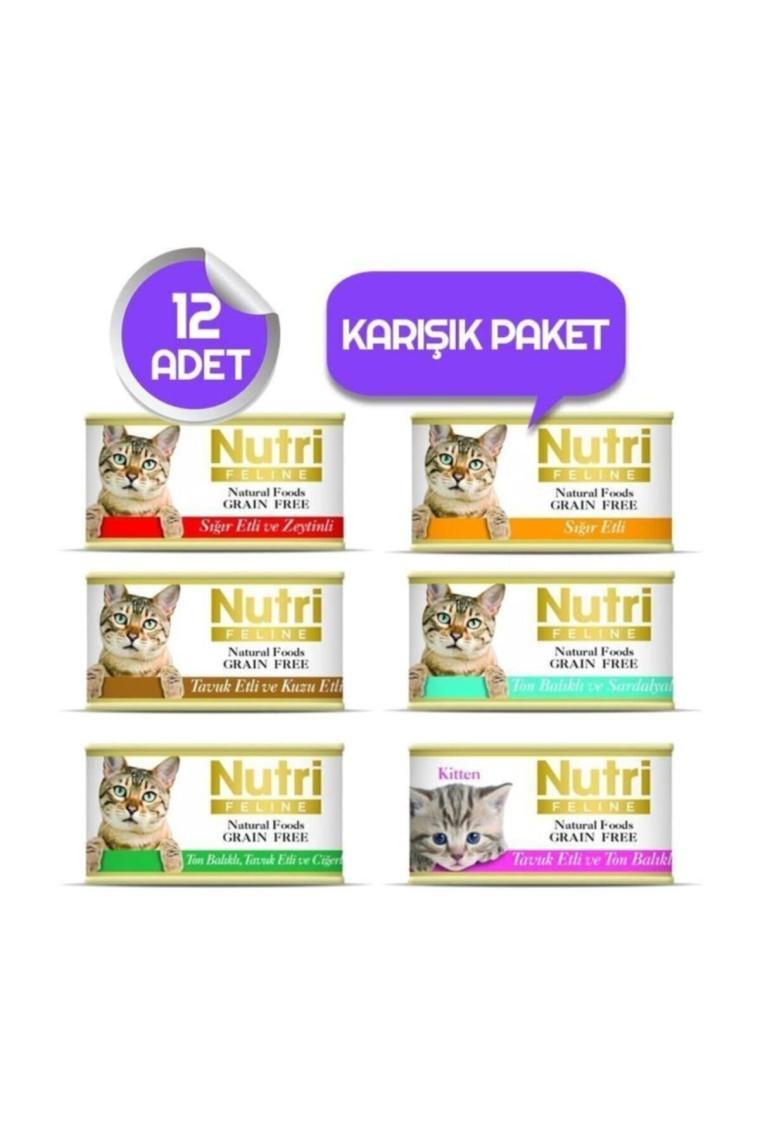 Tahılsız Kedi Maması 12 'li Özel Paket