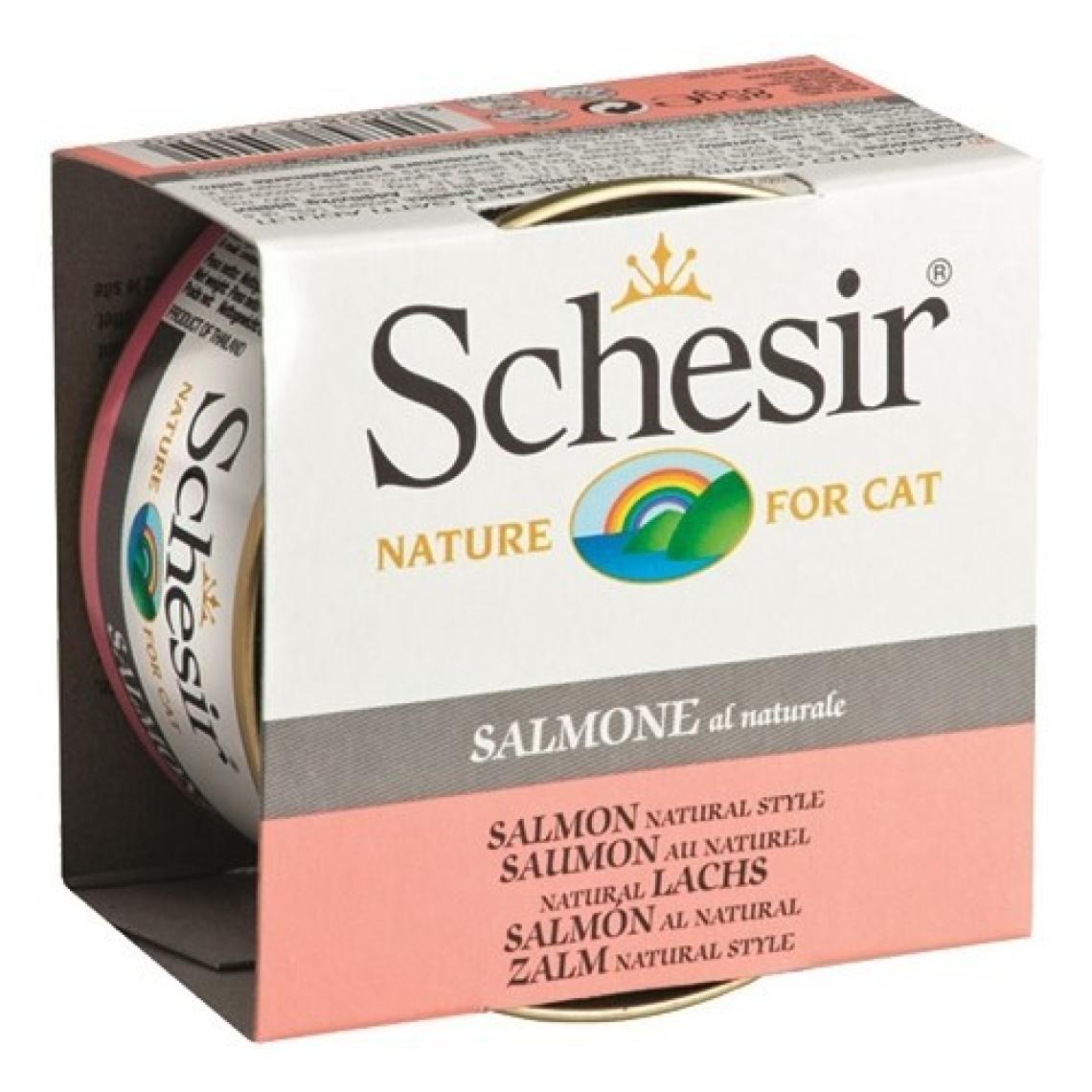 Schesir Cat Naturel Brine 85 Gr  - Somonlu  Kedi Konservesi