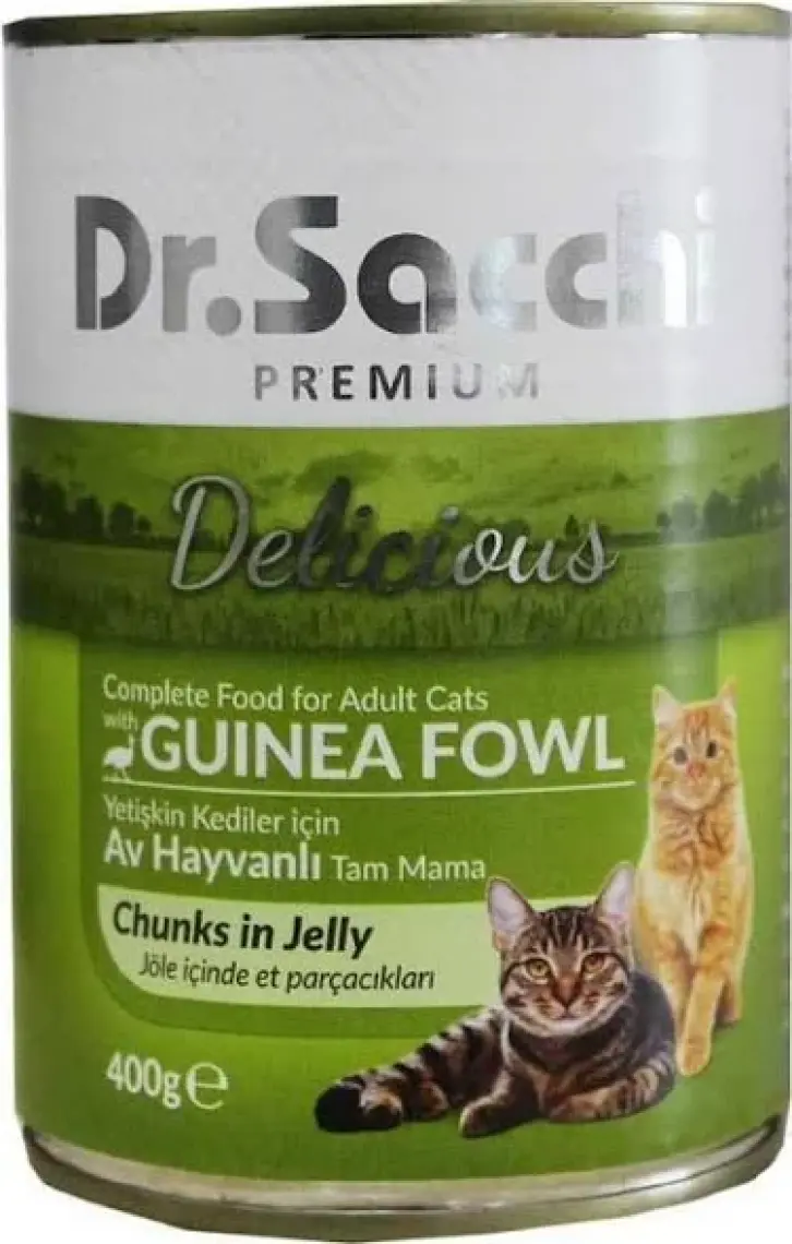 Dr.Sacchi Kedi Konserve Av Etli 400 Gr
