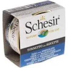 Schesir Cat Jelly Ton Ve Ringa Balıklı Kedi Konservesi 85 Gr