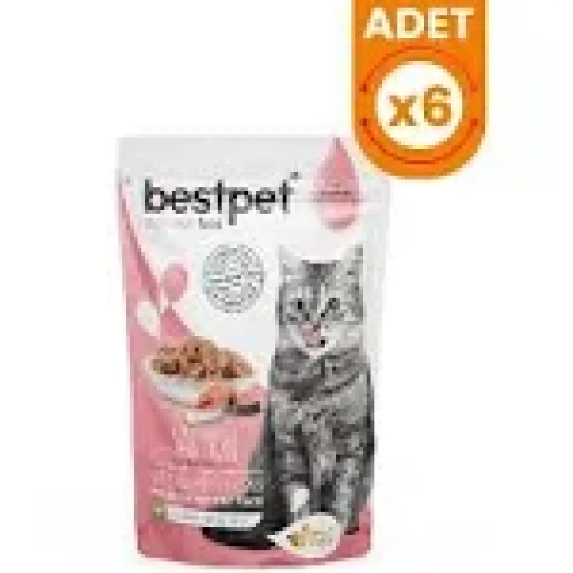 Bestpet Sterilised Jelly Pouch Somonlu Kedi Maması 85 gr