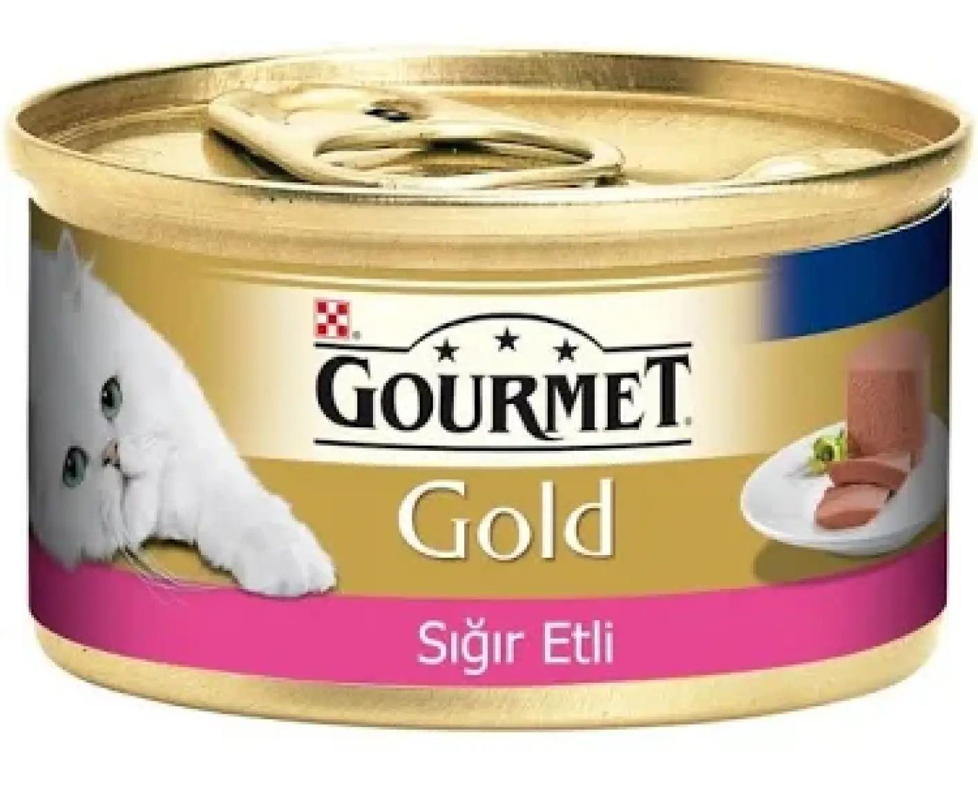 Purina Gourmet Gold Kıyılmış Sığır etli  85 gr 6 al 5 Öde!