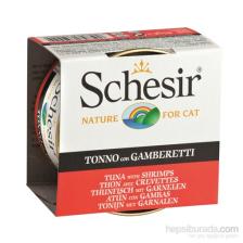 Schesir Ton Balıklı Ve Karidesli Jöleli Kedi Konservesi 85gr