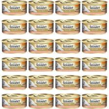 Gourmet Parça Etli Soslu Alabalık ve Sebzeli 85 gr 24'lü Yetişkin Konserve Kedi Maması