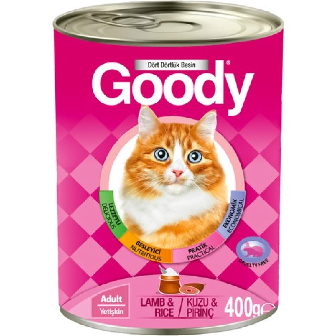 Goody Kuzu Etli & Pirinçli Kedi Konservesi 400 Gr