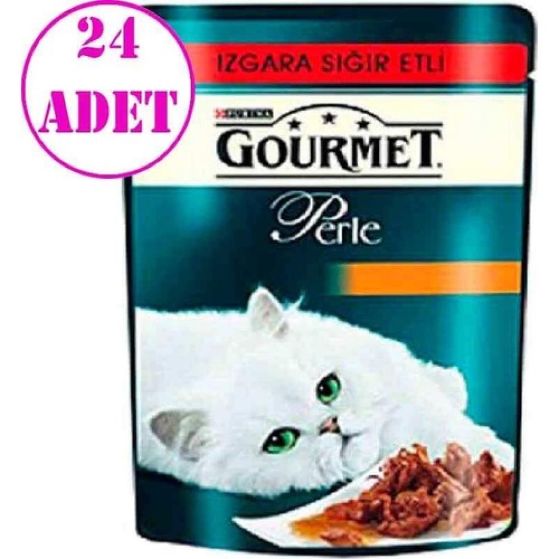 Gourmet Perle Izgara 85 gr 24'lü Yetişkin Kedi Maması