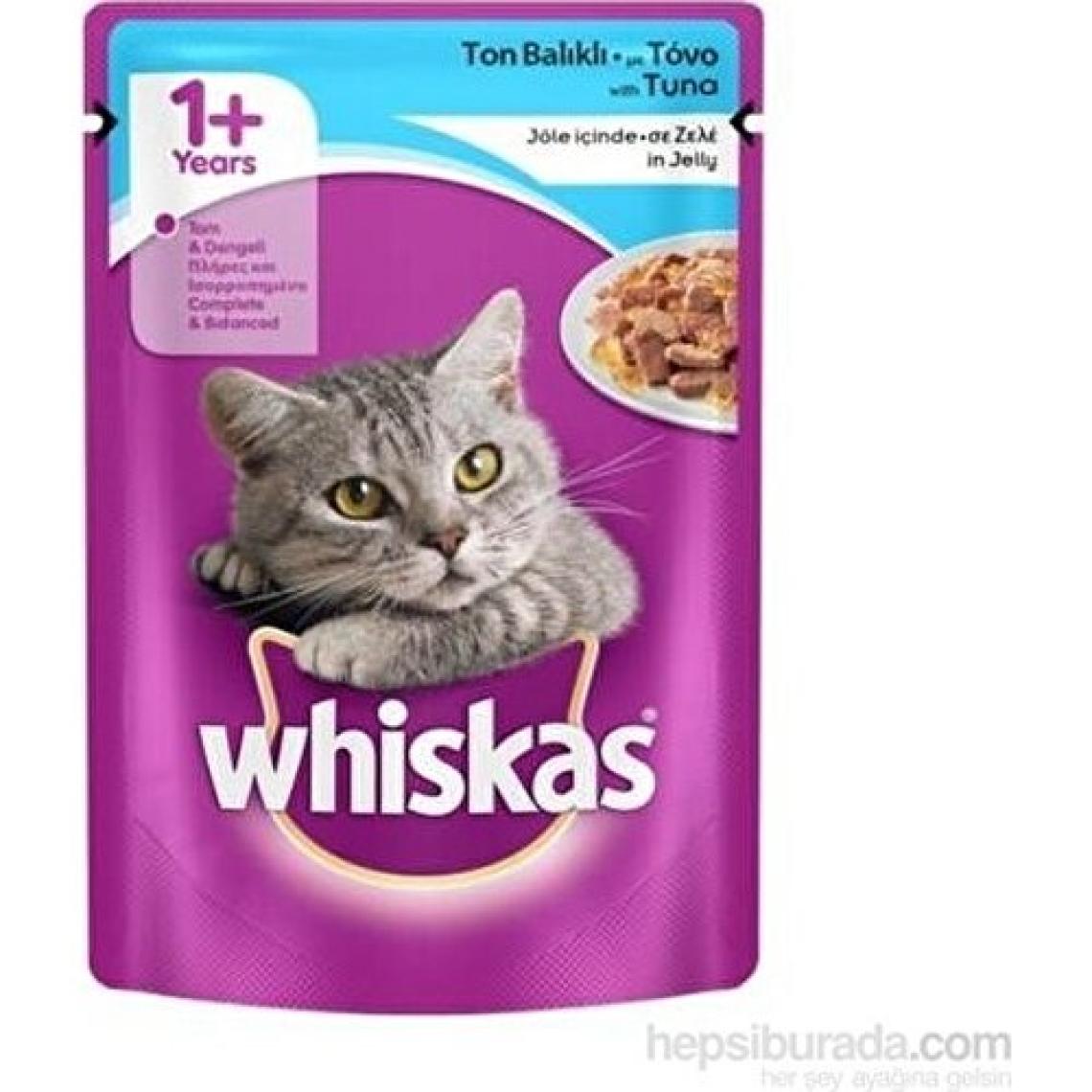 Whiskas Pouch Ton Balıklı Yaş Kedi Maması 100 Gr x 24 Adet