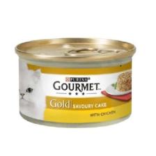Gourmet Gold Savoury Cake Tavuklu 85 gr Yetişkin Kedi Konservesi