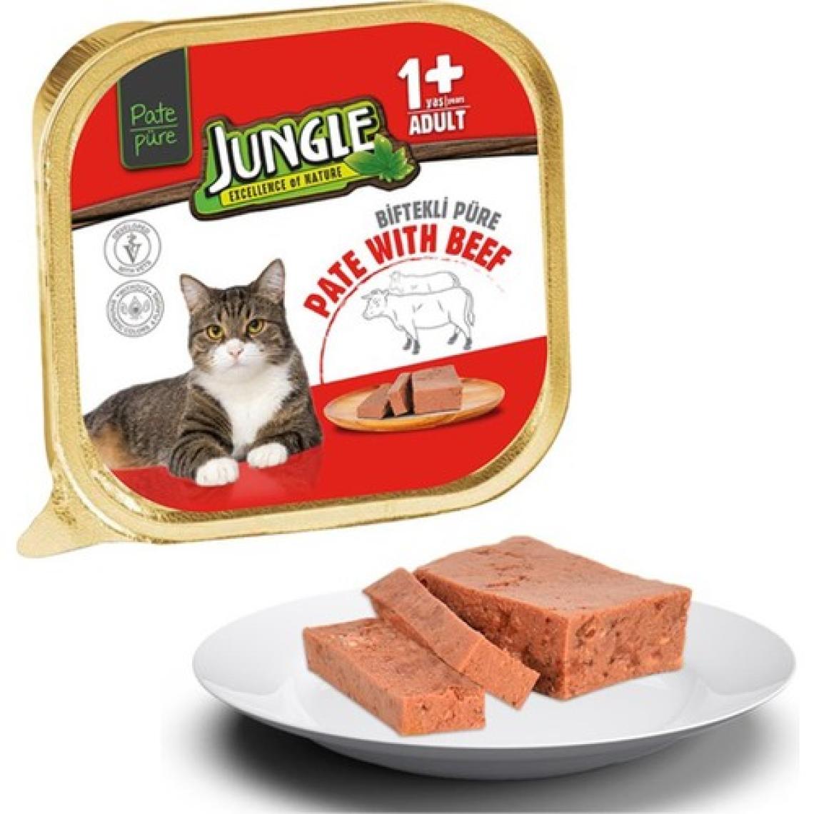 Jungle Kedi 100G Dana Etli Ezme/pate Mama