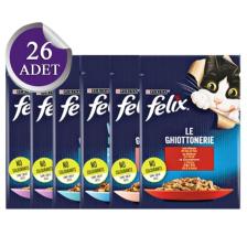 Karışık Paket Pouch Kedi Maması 26 X 85 Gr