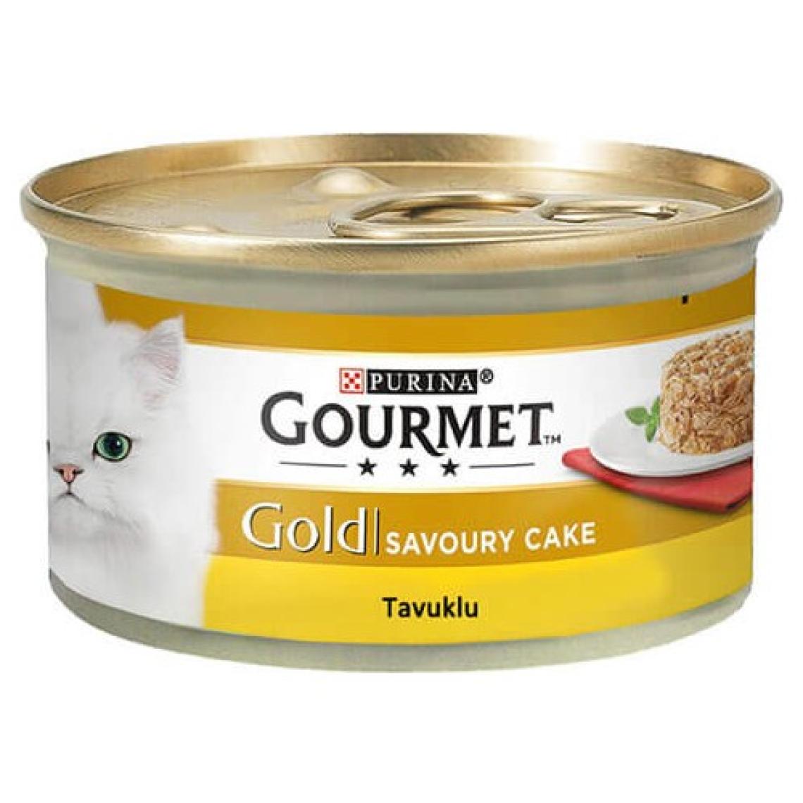 Gourmetgold Savoury Cake Tavuklu Kedi Konserve 85 gr 12 Lı i