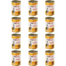 Pawmas Tavuklu Ciğerli Yetişkin Kedi Konservesi 400 gr x 12 Adet