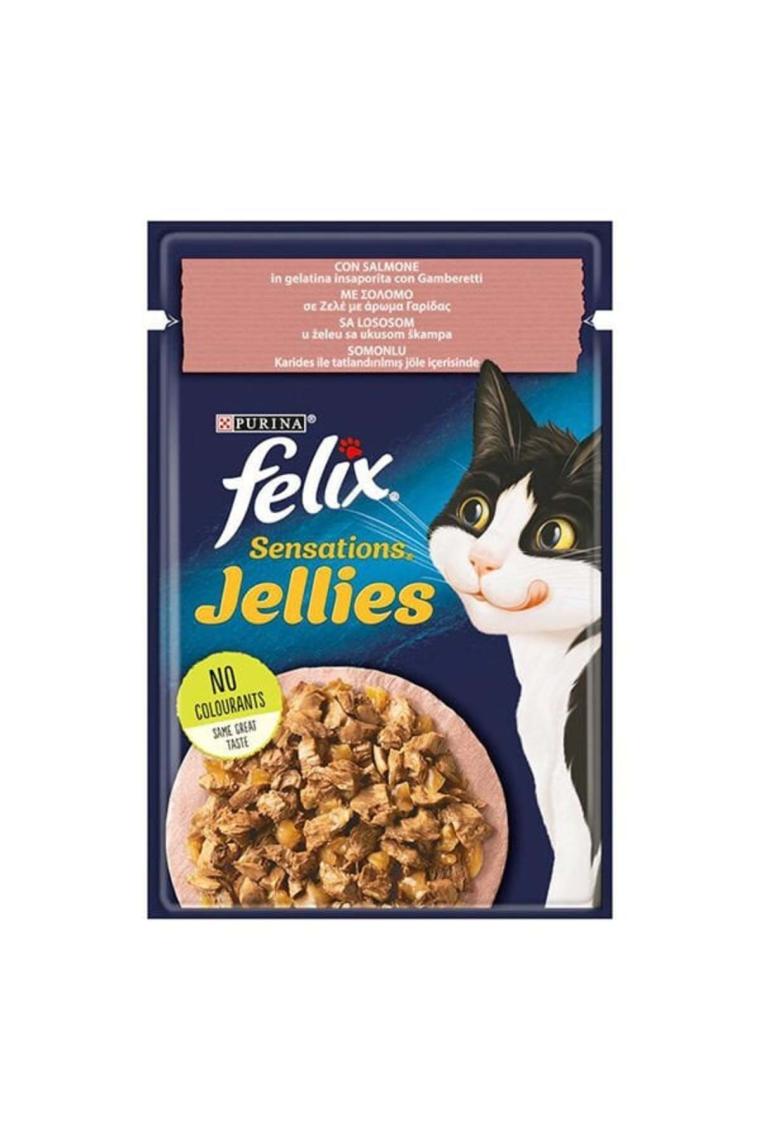 Felix Somonlu ve Karidesli 85 gr Yetişkin Kedi Yaş Maması