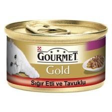 Gourmet Gold Sığır Etli Tavuklu Kedi Konservesi 85 g x 12 Adet