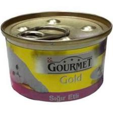 Gourmet Gold 6 Adet Kıyılmış Sığır Etli Kedi Konservesi 85 gr