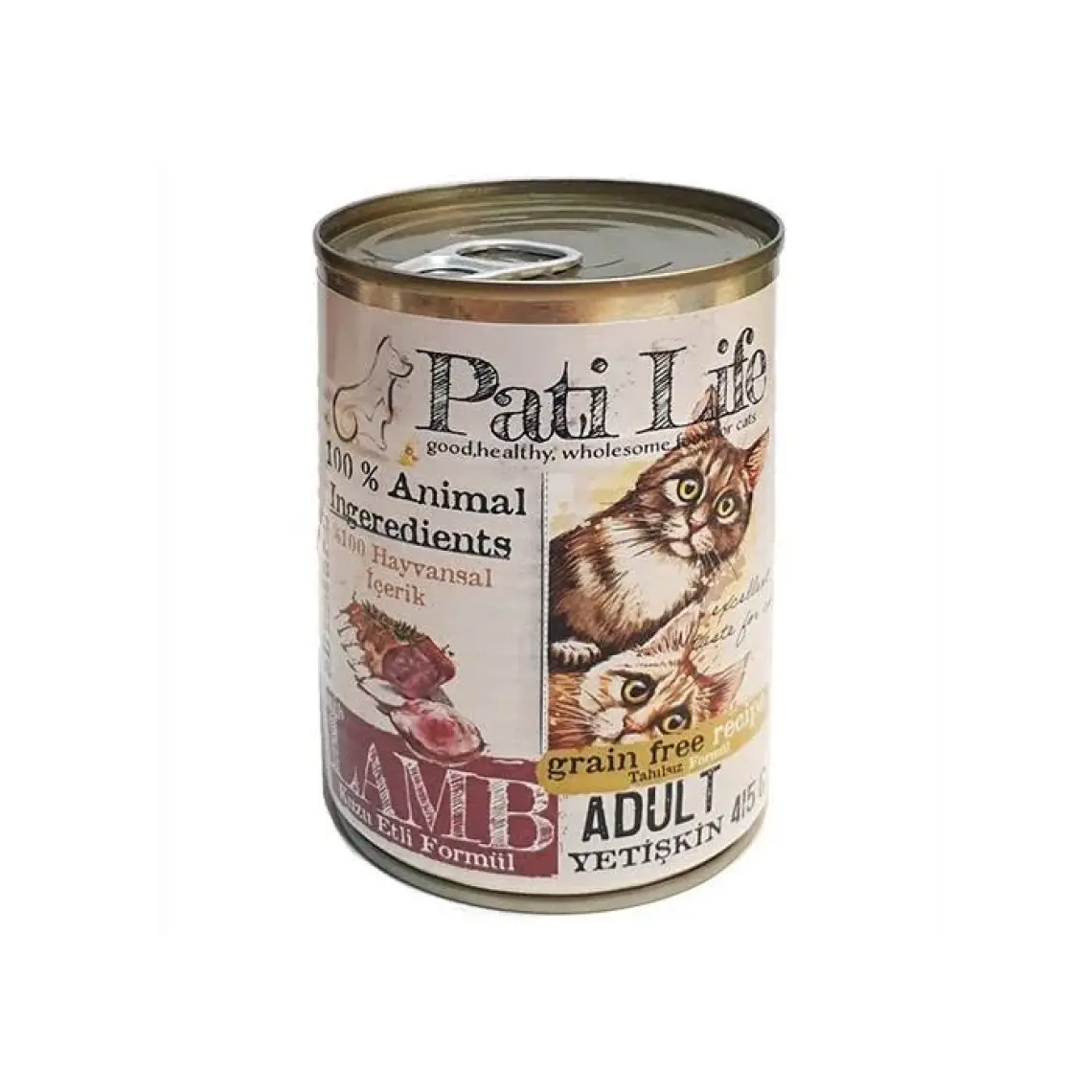 Pati Life Tahılsız Gurme Kedi Konservesi 415 Gr