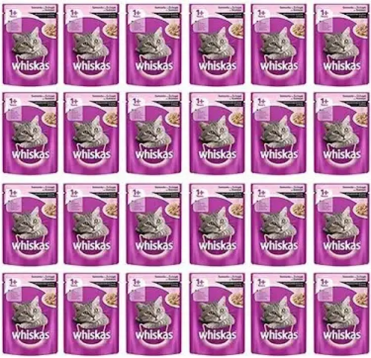 Whiskas Pouch Somonlu Yaş Kedi Maması 85 Gr x 24 Adet
