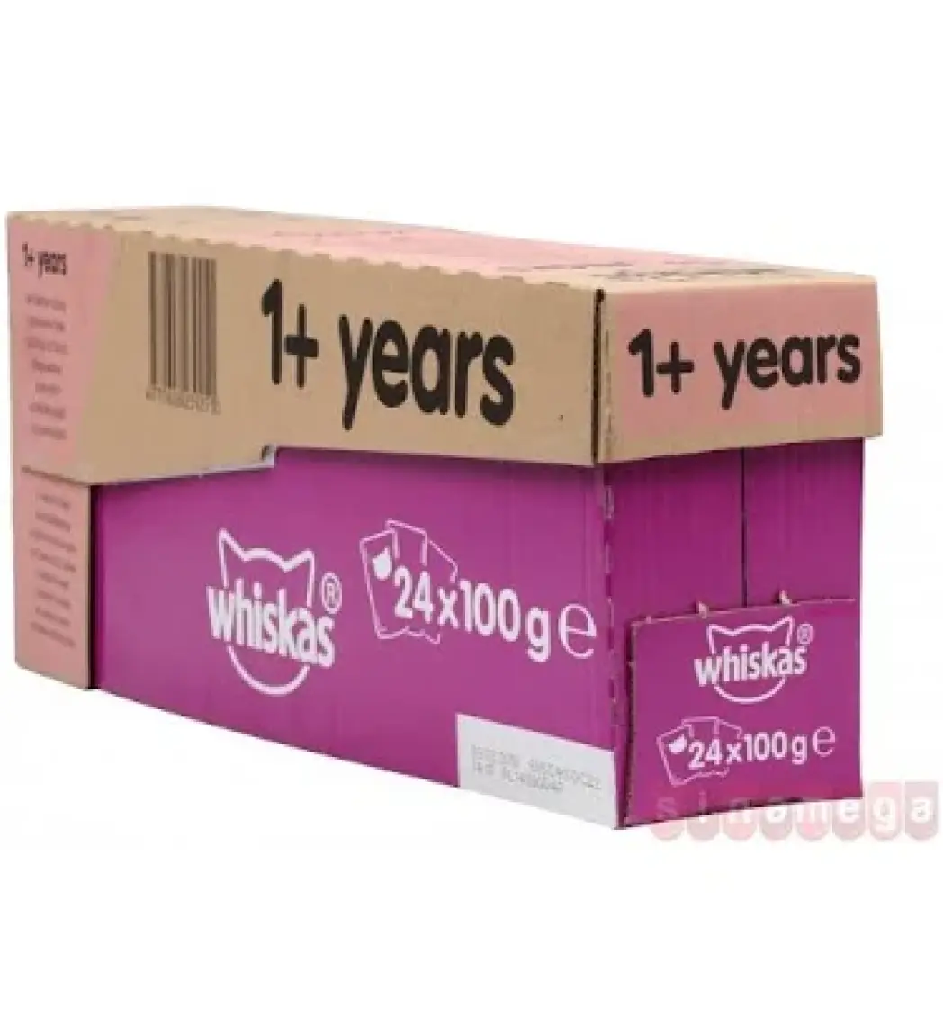 Whiskas Pouch Somonlu Yaş Kedi Maması 85 Gr x 24 Adet