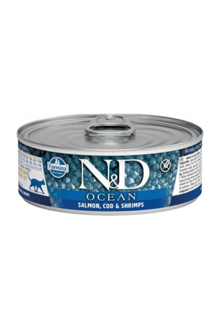 Ocean M.Balığı & Karides &Balkabağı Yavru Kedi 80 Gr
