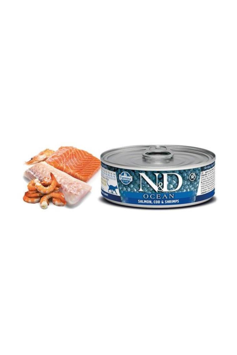 Ocean M.Balığı & Karides &Balkabağı Yavru Kedi 80 Gr