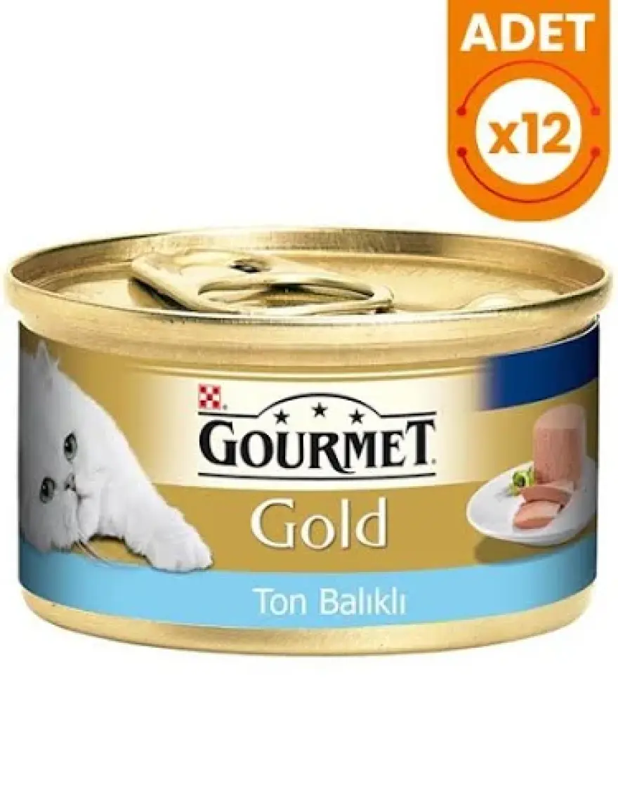 Gourmet Gold Kıyılmış Ton Balıklı Kedi Konservesi 12 Adet* 85 gr