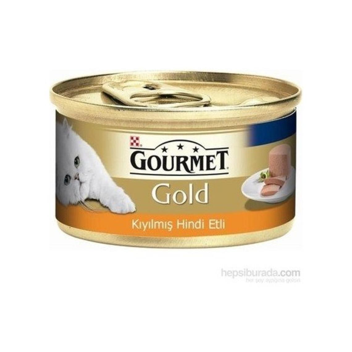 Gourmet Gold Kıyılmış Hindili Kedi Konservesi 85 gr X24 Adet