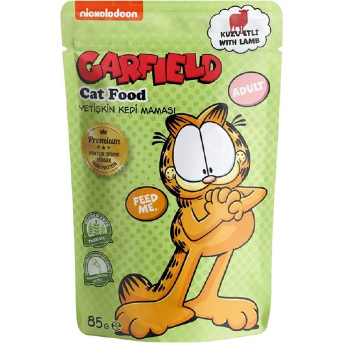 Garfıeld Kuzu Etli Yetişkin Kedi Maması 85 gr