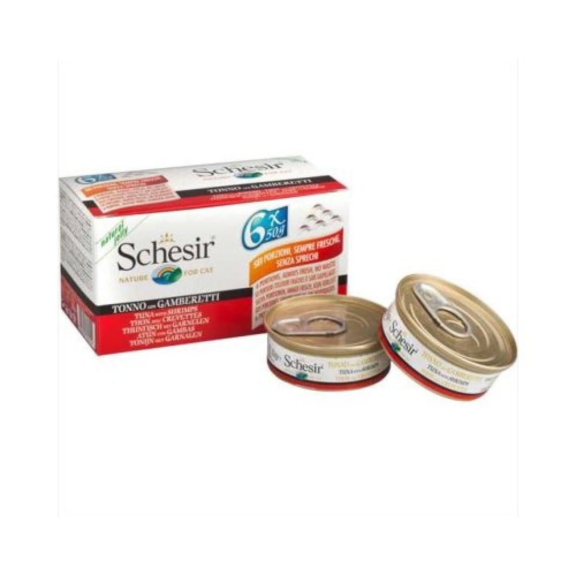 Schesir Multipack Ton ve Karidesli 50 gr 6'lı Yaş Kedi Maması