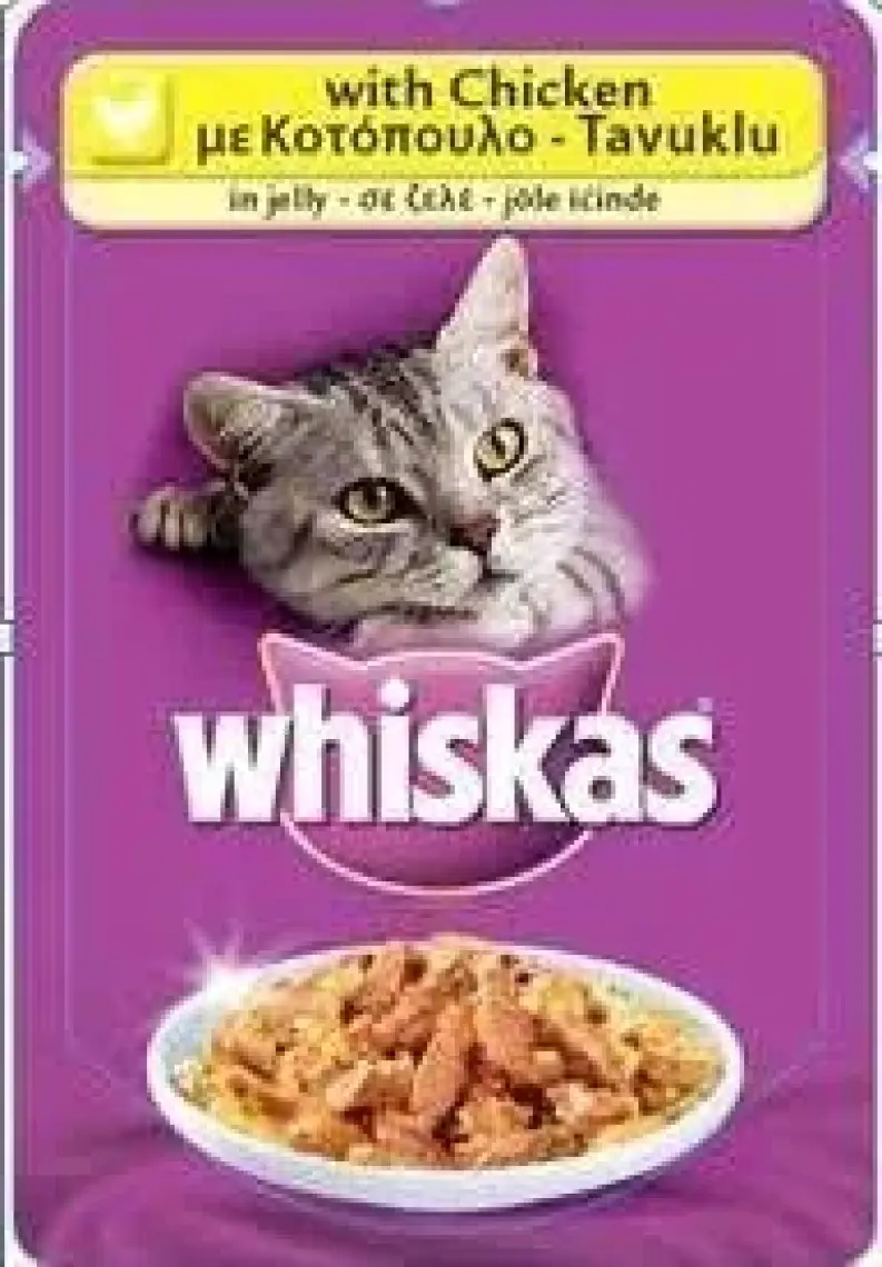 Whiskas Pouch Tavuklu Yetişkin Kedi Konserve Mamasi 100 Gr.