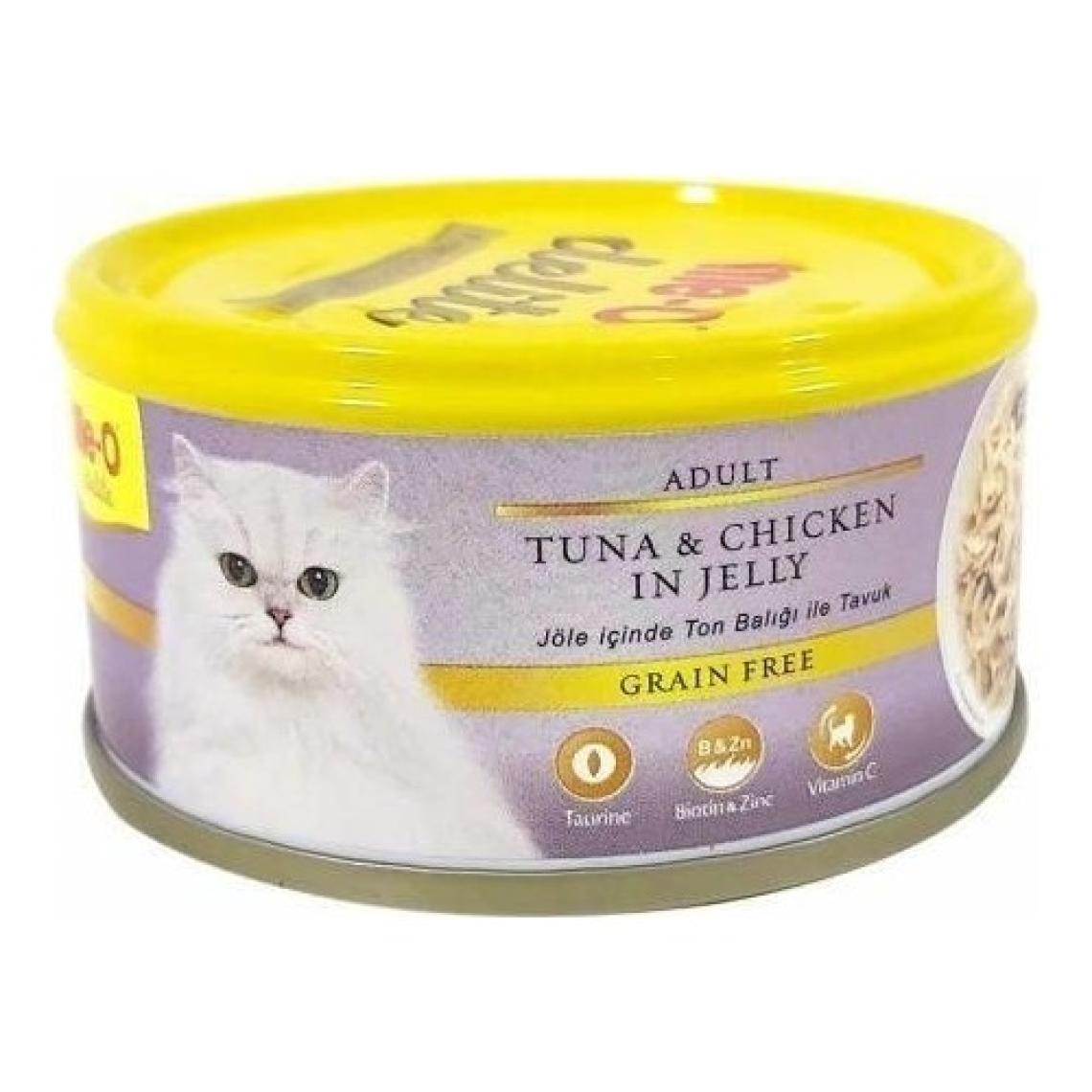 Me-O Delite Ton Balık ve Tavuklu Tahılsız Kedi Konservesi 80 gr 12 Adet
