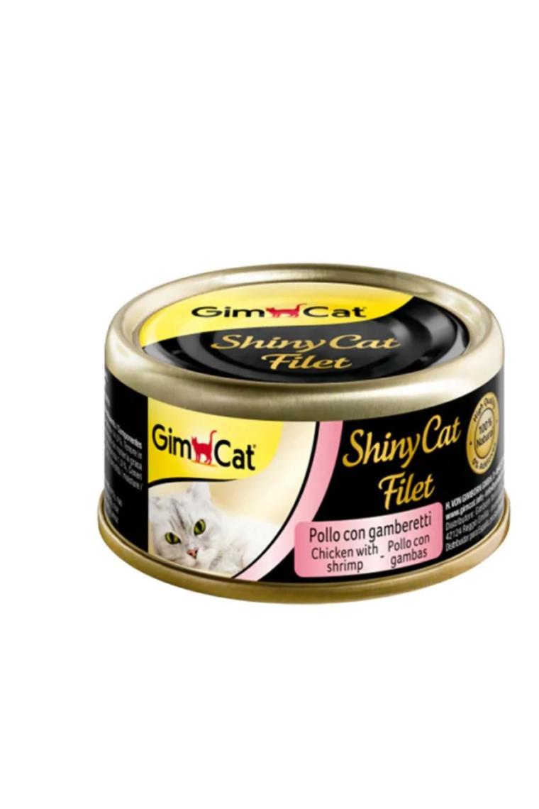 Gimcat Shinycat Kıyılmış Fileto 70 gr Yetişkin Kedi Konservesi