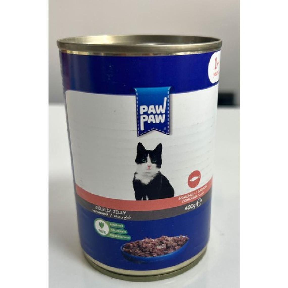 Pawpaw Somonlu Jöleli Konserve Yaş Kedi Maması 12 Adet