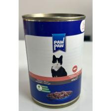 Pawpaw Somonlu Jöleli Konserve Yaş Kedi Maması 12 Adet