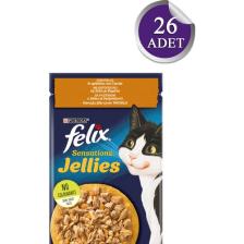 Felix Tavuklu ve Havuçlu 85 gr 26'lı Yetişkin Kedi Yaş Maması