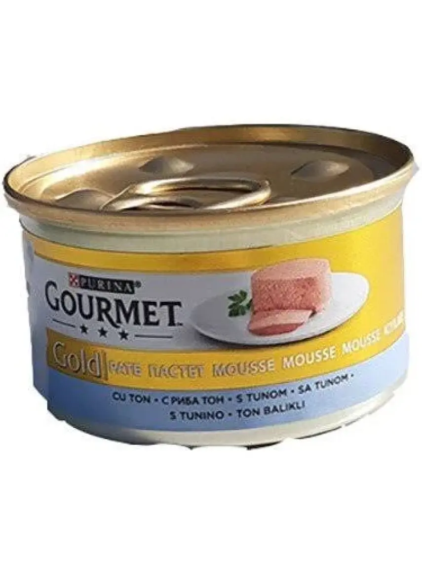 Purina Gourmet Gold Kıyılmış Ton Balıklı Yaş Kedi Maması 85 gr (12 Al 10 Öde)